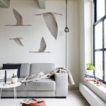 Εικόνα της Birds Wood Wall Art - Ξύλινα Πάνελ Πουλιών