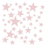 Εικόνα της Αυτοκόλλητα Mini Pink Mix Stars Vinyl