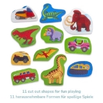 Εικόνα της Ματ παζλ Hakuna Mat για μωρά «Dinosaur Safari» 1,2x1,2μ