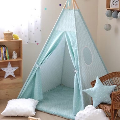 Εικόνα της Παιδική σκηνή Teepee Mint Green