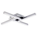 Εικόνα της Meridian 4 Φωτιστικό οροφής, 4 x 6W LED, 4000K, 2210lm, IP44, Polished Chrome