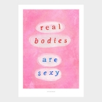 Εικόνα της Αφίσα "Real bodies are sexy"