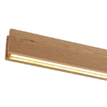 Εικόνα της Φωτιστικό Οροφής Agnes, 2 x 18W LED, 3000K, 1528lm, Δρυς, Ματ Λευκό/VL08422