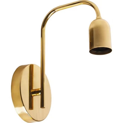 Εικόνα της Φωτιστικό τοίχου SPACE 1xE27 L.12xW.19xH.24cm Brass / IL-102460154