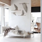 Εικόνα της Birds Wood Wall Art - Ξύλινα Πάνελ Πουλιών