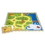 Εικόνα της Ματ παζλ Hakuna Mat για μωρά «Dinosaur Safari» 1,2x1,2μ