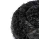 Εικόνα της Κρεβάτι σκύλου Ασημένιο Faux Fur 80x20