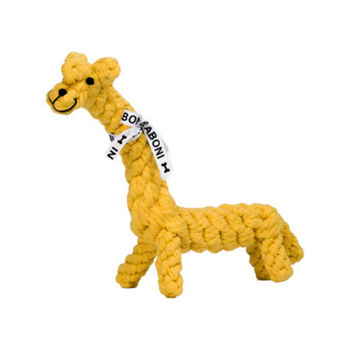 Εικόνα της Παιχνίδι Gretchen Giraffe Rope - Dog Yellow 23x12x3 cm