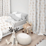 Εικόνα της Κουρτίνα Ellie 101 Με Τρεσα Beige 135X270