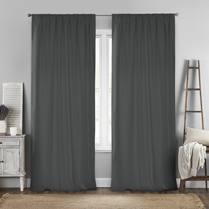 Εικόνα της Κουρτίνα Renas Με Τρεσα 340 Grey 140X280