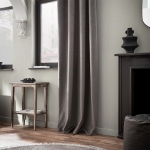 Εικόνα της Κουρτίνα με τρουκς 140x280cm GOFIS HOME  Winter Shadow Grey 711/ 48