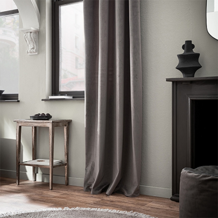 Εικόνα της Κουρτίνα με τρουκς 140x280cm GOFIS HOME  Winter Shadow Grey 711/ 48