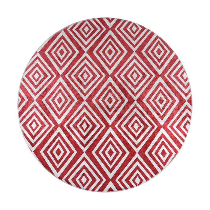 Εικόνα της Ροτόντα 140x140 Azelie Art 9762-Red Κόκκινο   Beauty Home