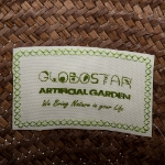 Εικόνα της GloboStar® Artificial Garden SKIATHOS 20347 Διακοσμητικό Ψάθινο Καλάθι - Κασπώ Γλάστρα - Flower Pot Καφέ Φ30cm x Υ30cm