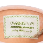 Εικόνα της GloboStar® Artificial Garden CHIOS 20462 Κρεμαστό Πήλινο Κεραμικό Κασπώ Γλάστρα - Flower Pot Κεραμιδί με Λευκό Φ19.5cm x Υ11.5cm