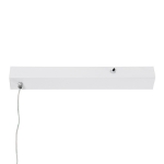 Εικόνα της GloboStar® Κρεμαστό Φωτιστικό Οροφής Design LED CCT 36W 4150lm 200° - Τηλεχειριστηρίου  Dimmable Μ120 x Π2 x Υ10cm - Λευκό