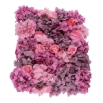 Εικόνα της GloboStar® Artificial Garden ROSES STORY PURPLE 78336 Τεχνητό Διακοσμητικό Πάνελ Λουλουδιών -  Αμβροσία Μ60 x Π40 x Υ6cm