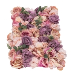 Εικόνα της GloboStar® Artificial Garden ROSES STORY PINK 78337 Τεχνητό Διακοσμητικό Πάνελ Λουλουδιών -  Αμβροσία Μ60 x Π40 x Υ6cm