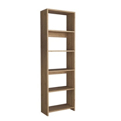 Εικόνα της Βιβλιοθήκη Robelo pakoworld μελαμίνης oak 48.6x22x160εκ