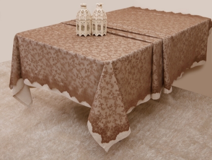 Εικόνα της AnnaRiska - Σετ 4 Σουπλά 37x50, 32x45 2331 Beige