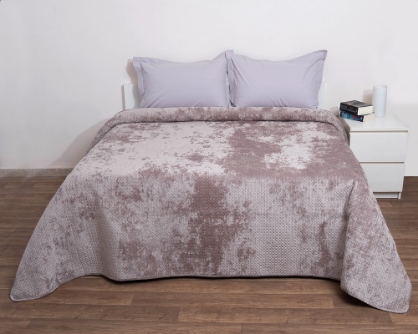 Εικόνα της AnnaRiska - Κουβερτώριο Velvet Ημίδιπλο 160x220 Verona Linen