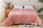 Εικόνα της AnnaRiska - Κουβερτοπάπλωμα King Size 240x260 Lucia 2-Blush Pink