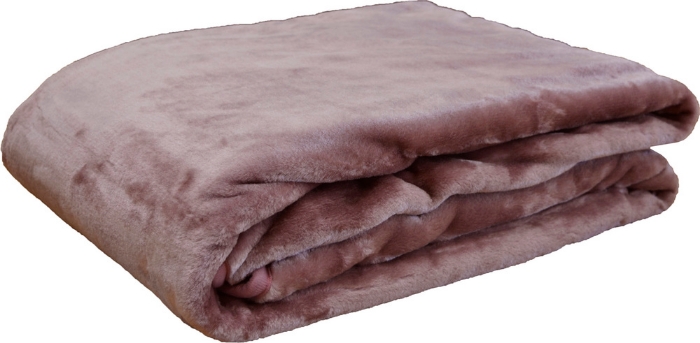 Εικόνα της AnnaRiska - Κουβέρτα Βελουτέ King Size 240x260 2 Blush Pink