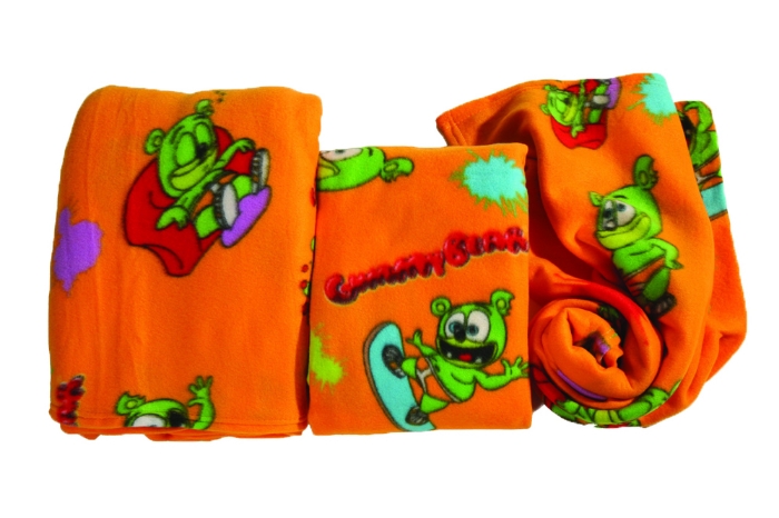 Εικόνα της Viopros - Κουβέρτα Fleece Κούνιας 115x155 Gummy Bear Πορτοκαλί