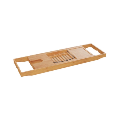 Εικόνα της Πλατό μπανιέρας Platon pakoworld φυσικό bamboo 70x15x4,5εκ