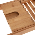 Εικόνα της Πλατό μπανιέρας Platon pakoworld φυσικό bamboo 70x15x4,5εκ