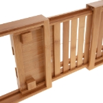 Εικόνα της Πλατό μπανιέρας Platon pakoworld φυσικό bamboo 70x15x4,5εκ