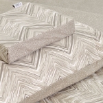 Εικόνα της Lino Σετ Παπλωματοθηκη Iconic Beige Flannel 220x240