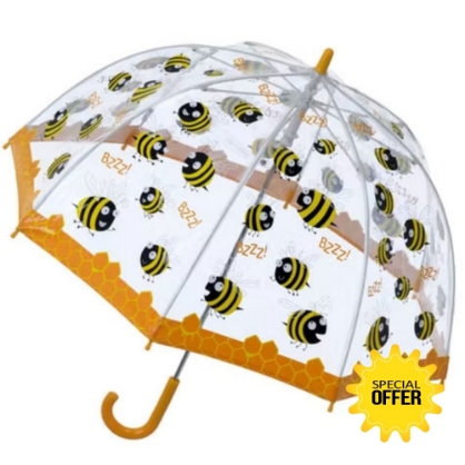 Εικόνα της Παιδική ομπρέλα Bee PVC από την Bugzz @ Soake Kids