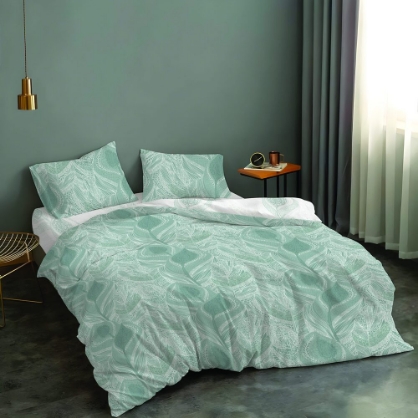 Εικόνα της Lino Σετ Παπλωματοθηκη Jacquard Pearl Grey 220χ240