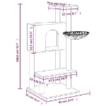 Εικόνα της Γατόδεντρο Aν. Γκρι 108,5 εκ. με Στύλους Ξυσίματος από Σιζάλ Hobbo