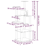 Εικόνα της Γατόδεντρο Aνοιχτό Γκρι 153 εκ. με Στύλους Ξυσίματος από Σιζάλ Hobbo