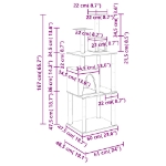 Εικόνα της Γατόδεντρο Aνοιχτό Γκρι 167 εκ. με Στύλους Ξυσίματος από Σιζάλ Hobbo