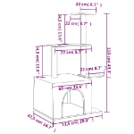 Εικόνα της Γατόδεντρο Aνοιχτό Γκρι 110 εκ. με Στύλους Ξυσίματος από Σιζάλ Hobbo