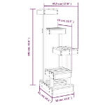 Εικόνα της Γατόδεντρο 45,5x 49 x 103 εκ. από Μασίφ Ξύλο Πεύκου Hobbo