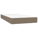 Εικόνα της Κρεβάτι Boxspring με Στρώμα Taupe 200x200 εκ. Υφασμάτινο Hobbo