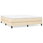 Εικόνα της Κρεβάτι Boxspring με Στρώμα Κρεμ 180x200 εκ. Υφασμάτινο Hobbo