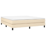 Εικόνα της Κρεβάτι Boxspring με Στρώμα Κρεμ 180x200 εκ. Υφασμάτινο Hobbo