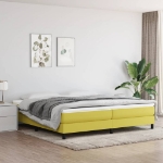 Εικόνα της Κρεβάτι Boxspring με Στρώμα Πράσινο 200x200 εκ. Υφασμάτινο Hobbo