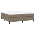 Εικόνα της Κρεβάτι Boxspring με Στρώμα Taupe 180x200 εκ. Υφασμάτινο Hobbo