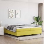 Εικόνα της Κρεβάτι Boxspring με Στρώμα Πράσινο 200x200 εκ. Υφασμάτινο Hobbo