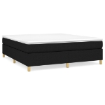 Εικόνα της Κρεβάτι Boxspring με Στρώμα Μαύρο 180x200 εκ. Υφασμάτινο Hobbo