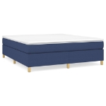 Εικόνα της Κρεβάτι Boxspring με Στρώμα Μπλε 180x200 εκ. Υφασμάτινο Hobbo