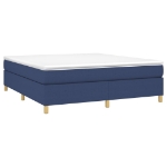 Εικόνα της Κρεβάτι Boxspring με Στρώμα Μπλε 180x200 εκ. Υφασμάτινο Hobbo