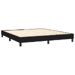 Εικόνα της Κρεβάτι Boxspring με Στρώμα Μαύρο 180x200 εκ. Υφασμάτινο Hobbo