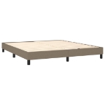 Εικόνα της Κρεβάτι Boxspring με Στρώμα Taupe 180x200 εκ. Υφασμάτινο Hobbo